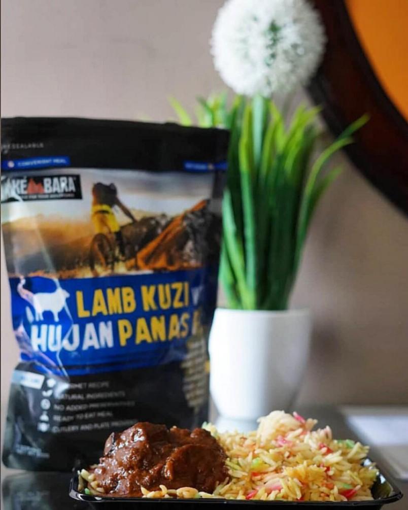 Nasi Hujan Panas Kambing Kuzi Mre Food Drinks Local Delights Halal Main Meals On Carousell