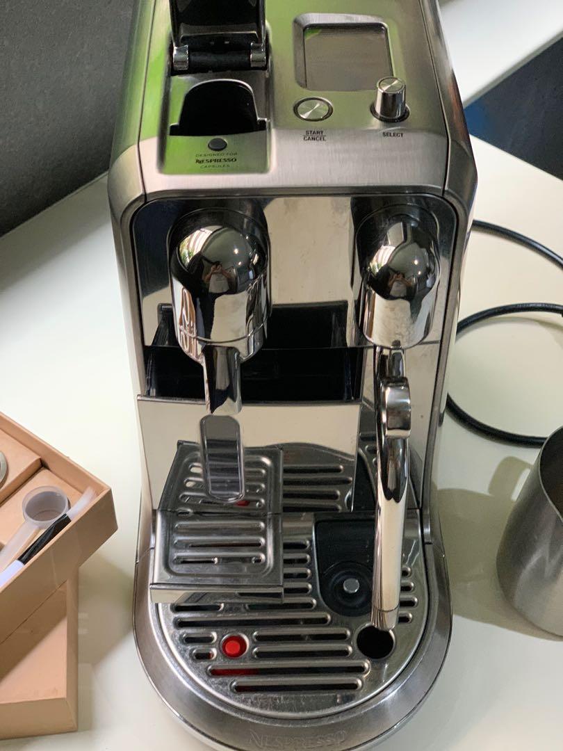 Nespresso Creatista Plus stainless steel with reusable stainless steel