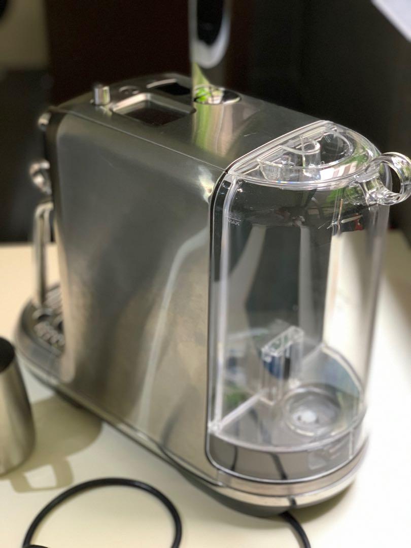 Nespresso Creatista Plus stainless steel with reusable stainless steel