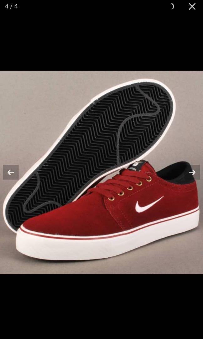 nike red suede shoes
