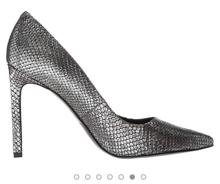 nine west metallic heels