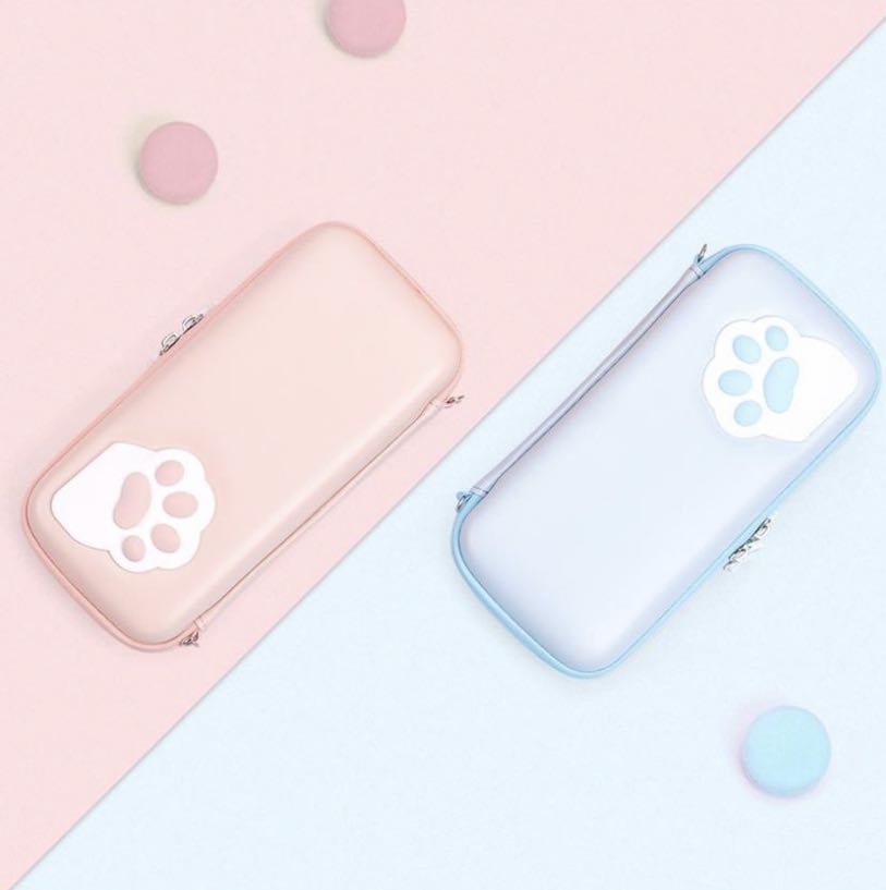 Nintendo Switch Cat Paw Pastel Case, Video Gaming, Video Game Consoles ...