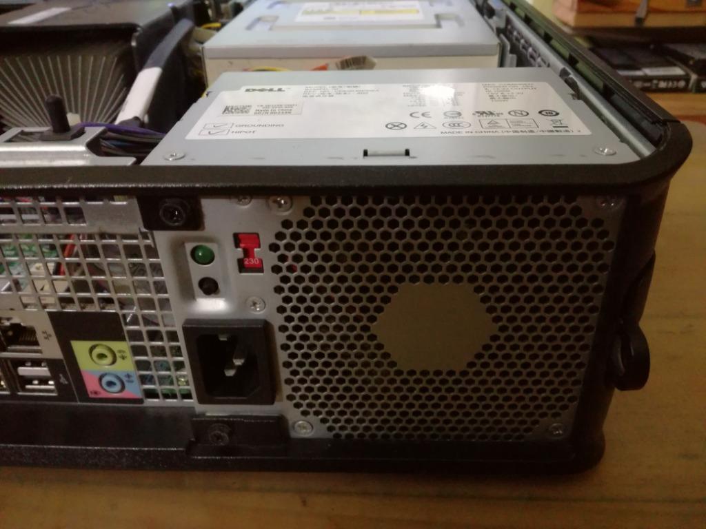 NO POWER PSU ISSUE PSU REPLACEMENT FAN CLEANING DELL OPTILEX 380