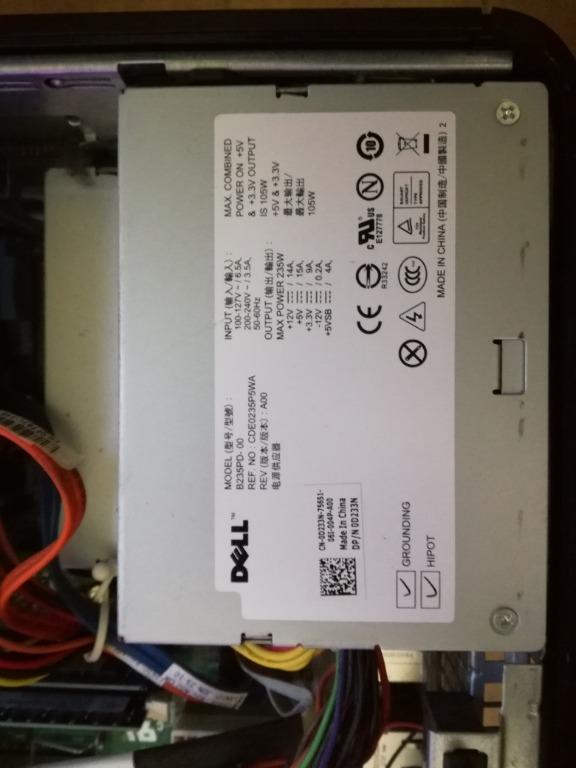 NO POWER PSU ISSUE PSU REPLACEMENT FAN CLEANING DELL OPTILEX 380