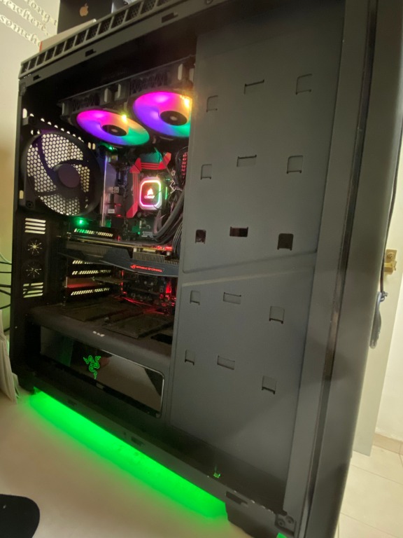 NZXT H440 Razer Chassis, Computers & Tech, Parts & Accessories ...