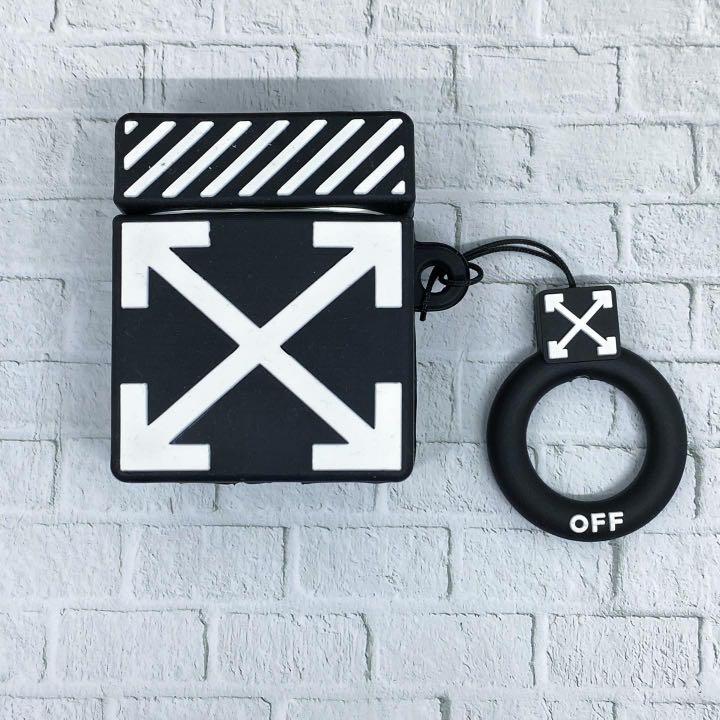 Off-White APPLE AirPods Case Airpod, Telepon Seluler \u0026 Tablet, Aksesoris  Tablet \u0026 Handphone, Casing \u0026 Sarung di Carousell