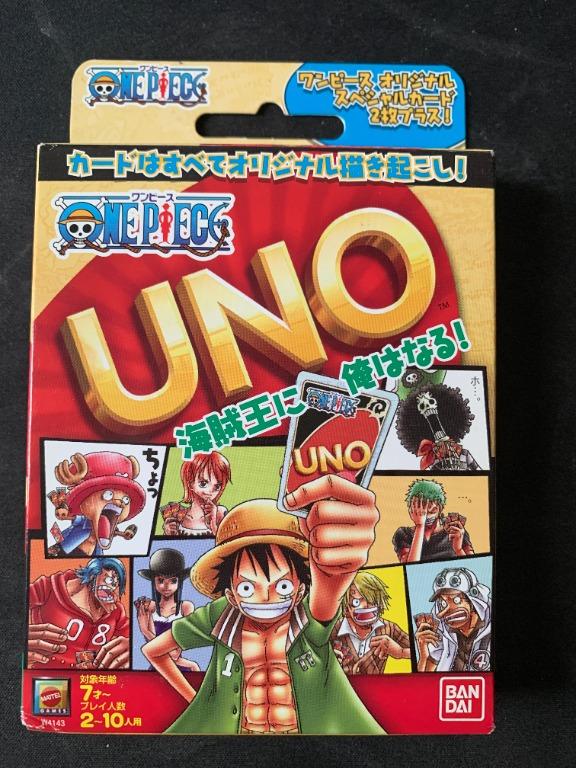 One Piece UNO Cards by Bandai, Toys & Games, Board