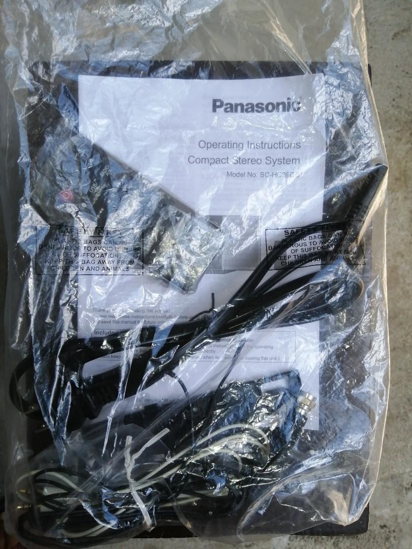 Panasonic HC39DB Compact stereo system bluetooth mini component