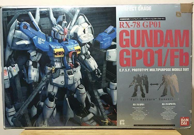 Perfect Grade Gundam Gp01 Fb Bandai Gunpla Pg Full Burnern Hobbies Toys Toys Games On Carousell