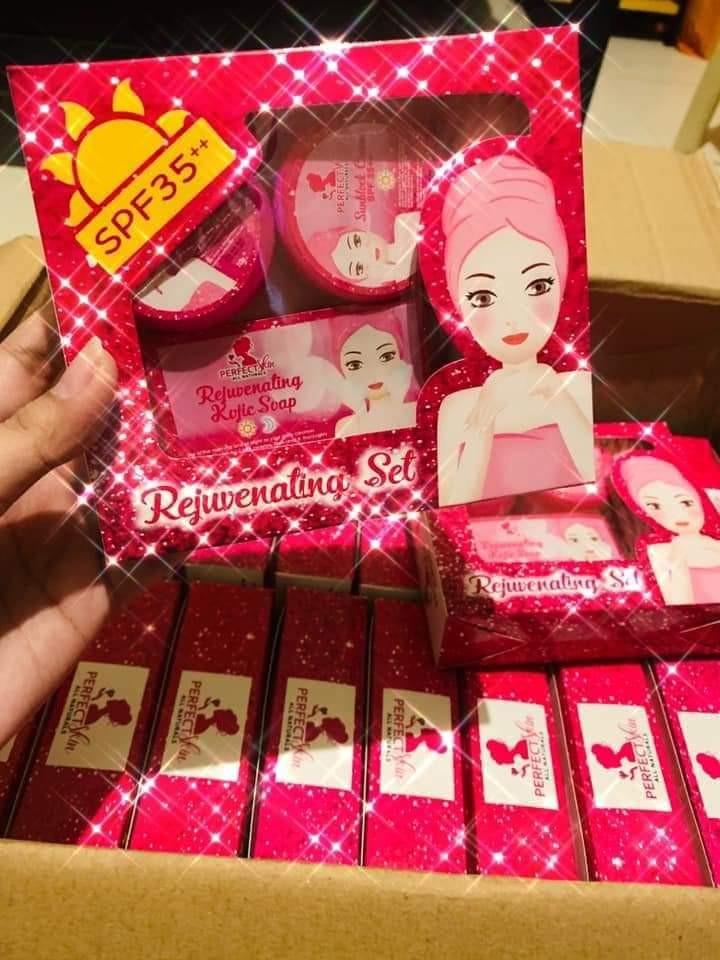 PERFECT SKIN REJUVENATING SET (Category: Face Care) located in Bacolod City. Submitted by kitkat_2016 (Listing ID 1015192385, Image 1). Description: Perfect Skin Rejuvenating Set.. *Ang REJUVENATING SET na hindi kailangan gumastos ng mahal, pero *ANG DAMING NAGMAMAHAL! 😍❤️*ALis pimple *NO Kati *NO HAPDI bilis pa mag pa PUT *kaya anu pa ang hinihitay mu mag PS na para lalo kang GUMANDA. #PERFECTSKINREJUVENATINGSET ON HAND!!!.