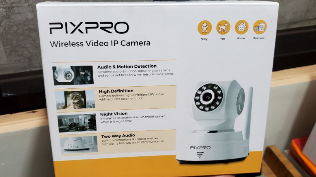 Pixpro wireless top video ip camera