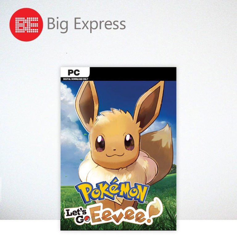 Pokemon Let S Go Evee Digital Download Pc Offline Big Express Video Gaming Video Games On Carousell