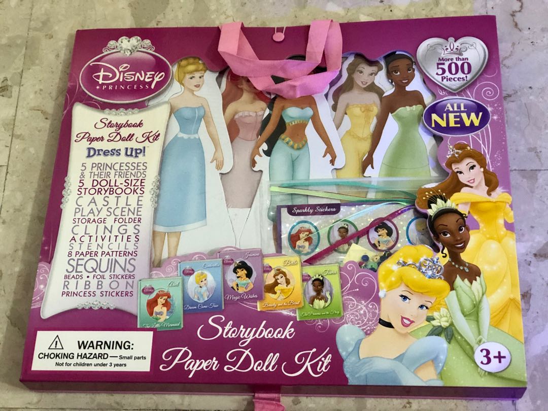Princess Storybook Paper Doll Kit Toys Games Others On Carousell
