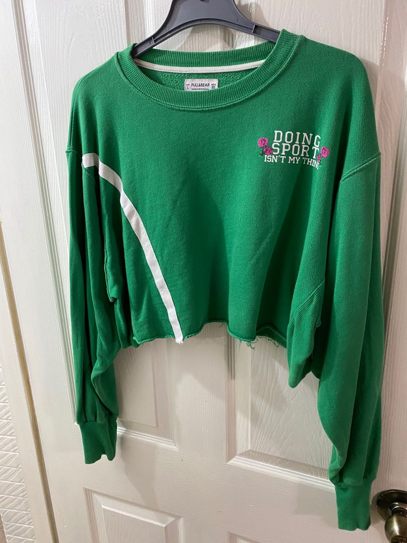 sweater crop pull and bear