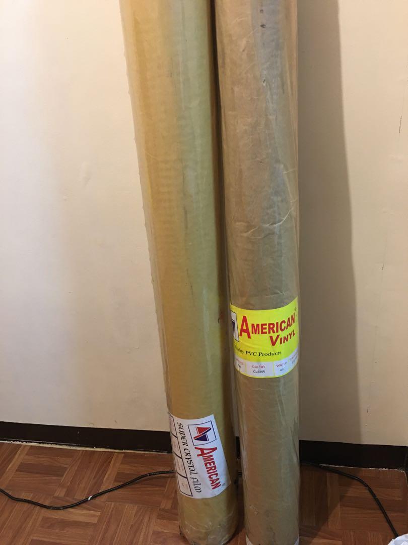 PVC Transparent Plastic Cover Roll 48”x 50m, Hobbies & Toys, Stationary &  Craft, Craft Supplies & Tools on Carousell