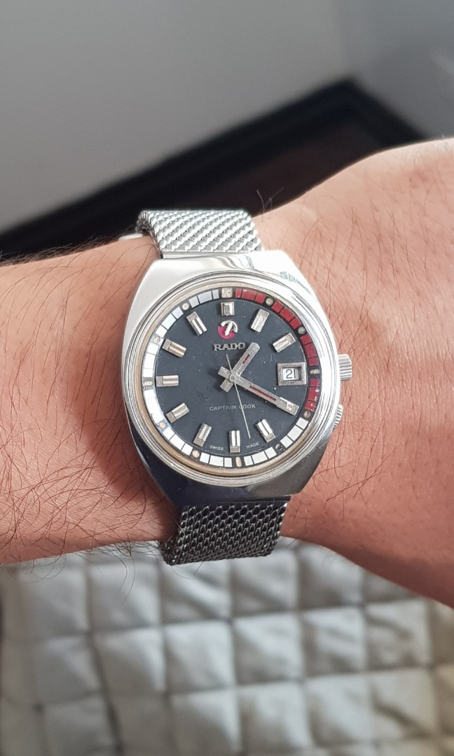 Rare Vintage Rado Captain Cook Mkii 70s Divers Watch Men S Fashion Watches On Carousell