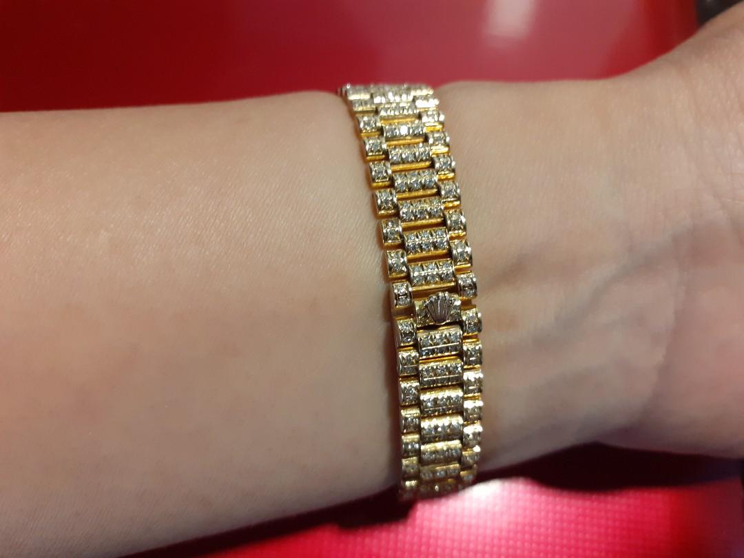 RARE ROLEX Super President Full Diamond Watch Luxury Watches