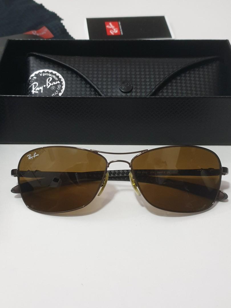 Ray Ban Tech 02 Carbon Fibre Authentic Men S Fashion Accessories Eyewear Sunglasses On Carousell