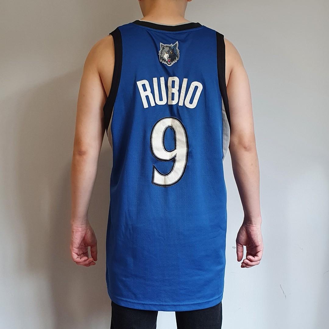 Ricky Rubio Minnesota Timberwolves away jersey Men s Fashion