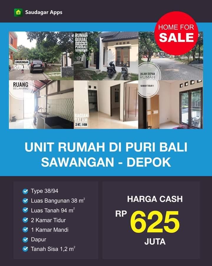 Rumah Minimalis Di Puri Bali Sawangan Properti Dijual Di Carousell