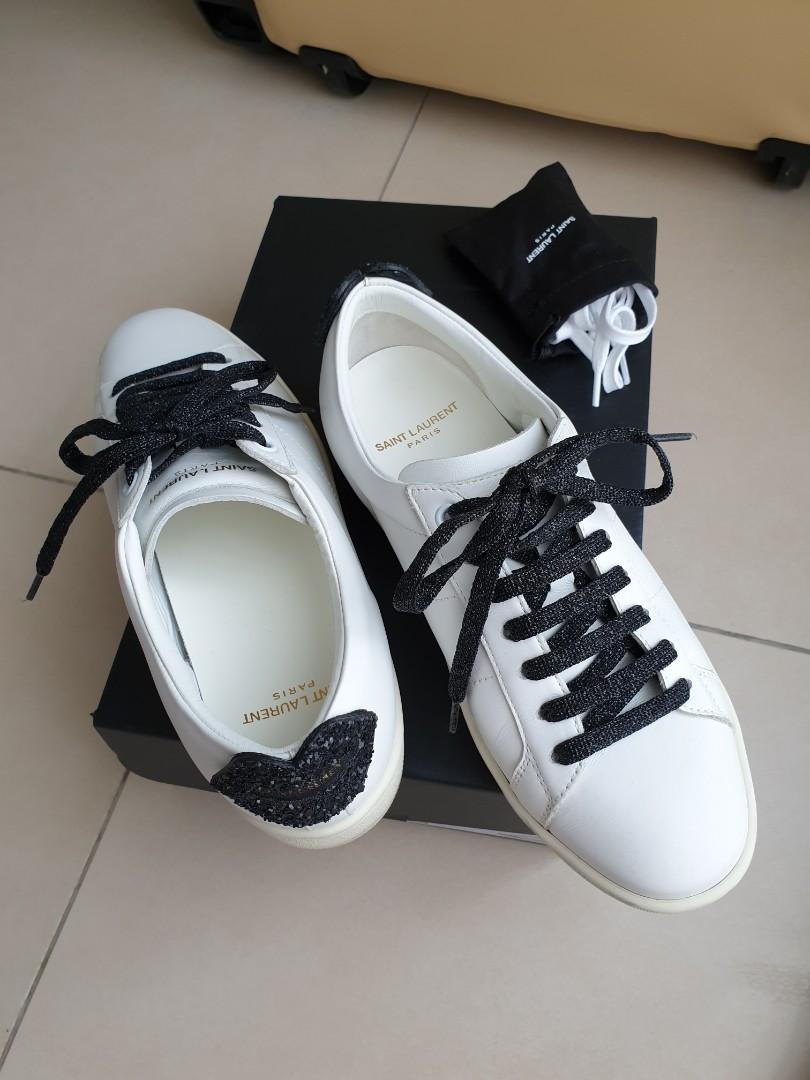 ysl leather shoes