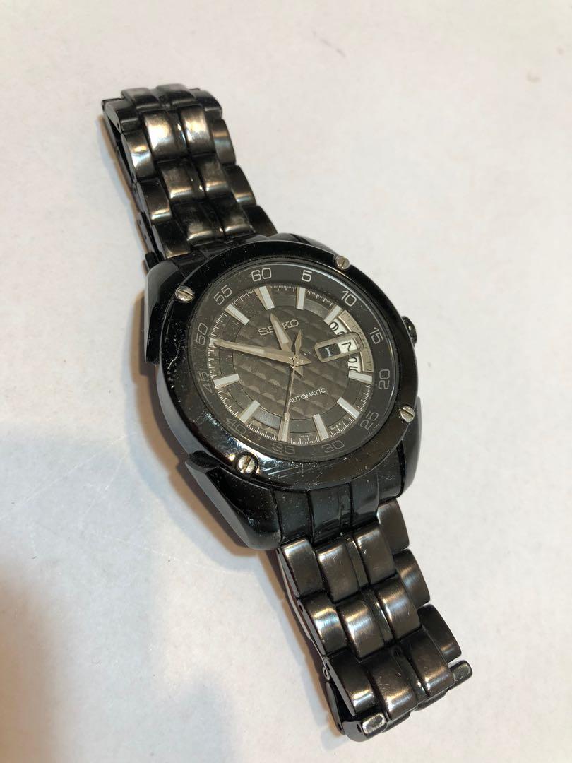 Seiko Automatic Seiko SRP007 Full Black TiCN 4R16 00A0