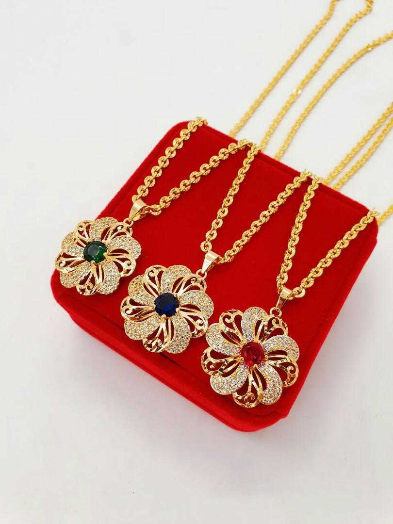 Set Rantai Leher Emas Bangkok Luxury Accessories On Carousell