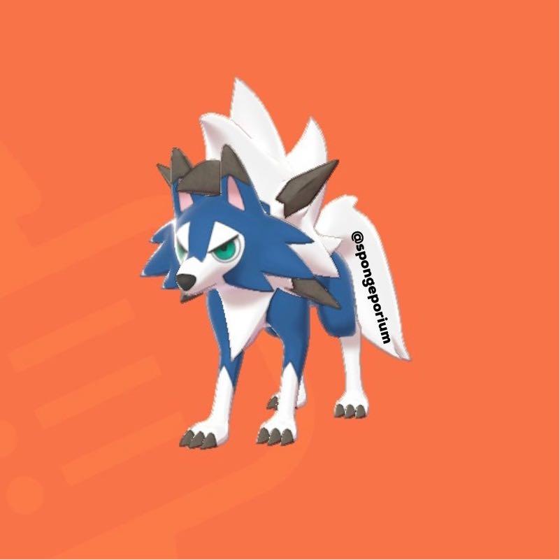 Dusk Lycanroc Sword And Shield Shiny Dusk Mane Lycanroc Pokemon Sword Shield Toys Games Video Gaming In Game Products On Carousell shiny dusk mane lycanroc pokemon sword shield