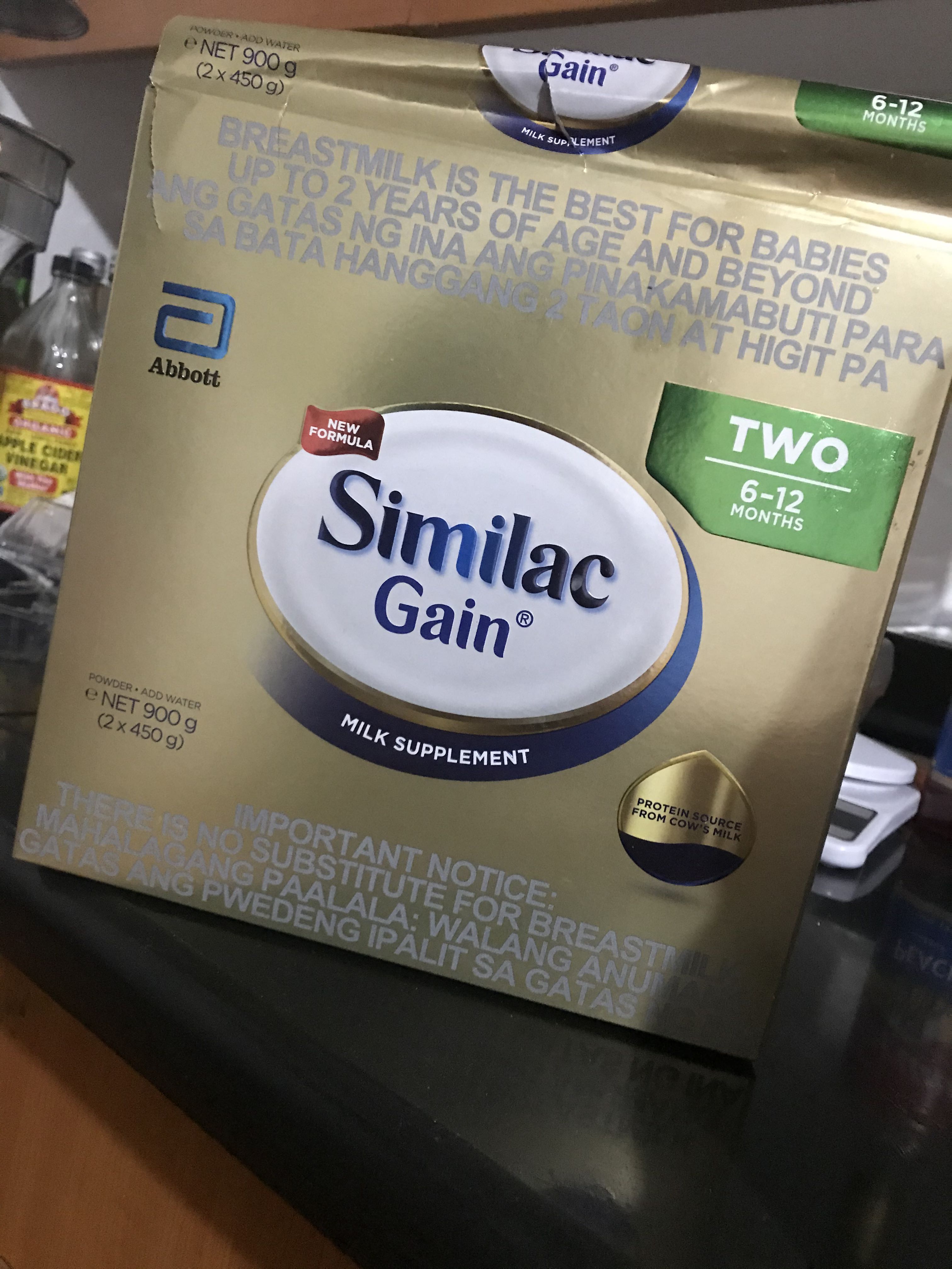 Similac Gain Two For 6 12months Babies Kids Nursing Feeding Weaning Toddler Feeding On Carousell