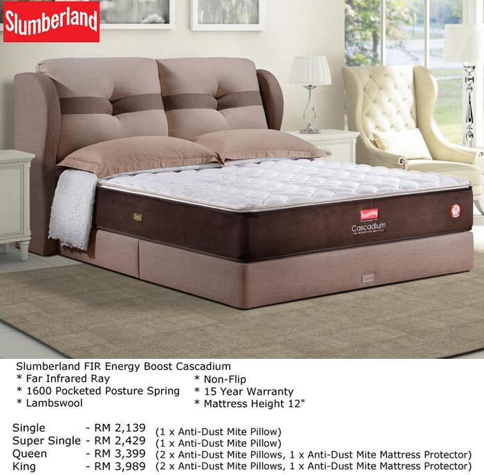 Slumberland Fir Energy Boost Cascadium Mattress Home Furniture Furniture On Carousell