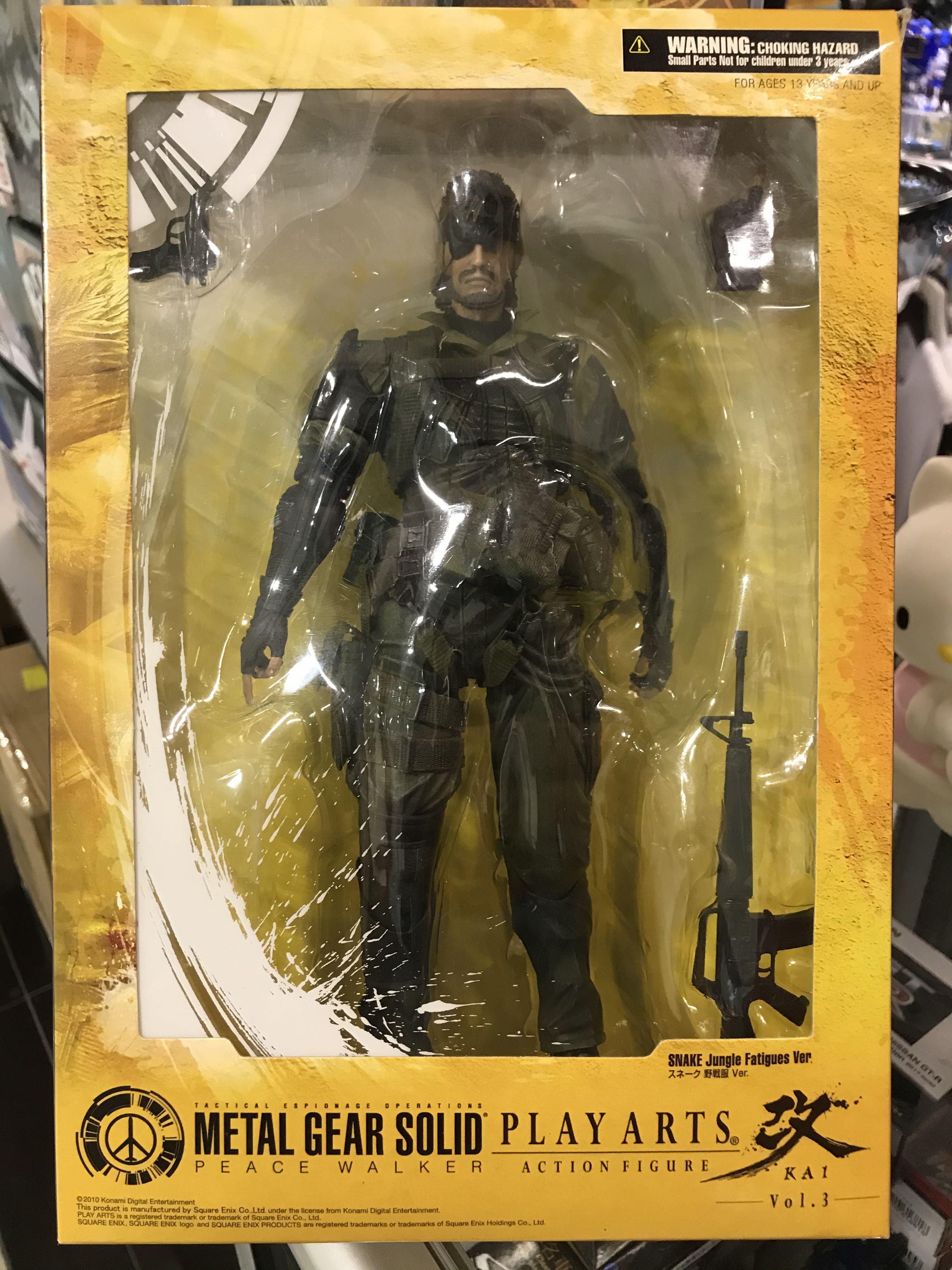 Square Enix Play Arts Kai Metal Gear Peace Walker Snake Jungle Fatigues Suit Action Figure Toys Games Action Figures Collectibles On Carousell