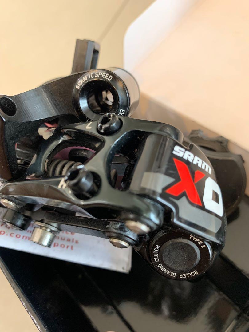 SRAM XO Type 2 10Speed Rear Derailleur Sports Equipment Bicycles