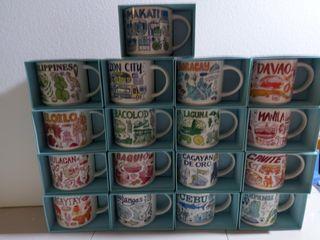 STARBUCKS BEEN THERE SERIES mugs COMPLETE WITH SKU 14  oz  BRAND NEW HARD TO FIND