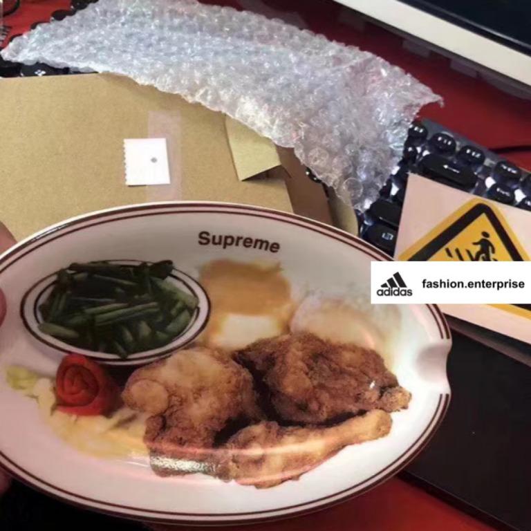 supreme chicken dinner ashtray