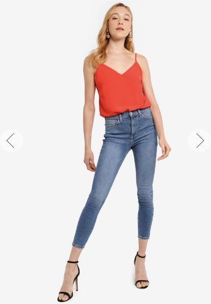 Topshop mid blue jamie jeans Women s Fashion Bottoms Jeans Leggings on Carousell