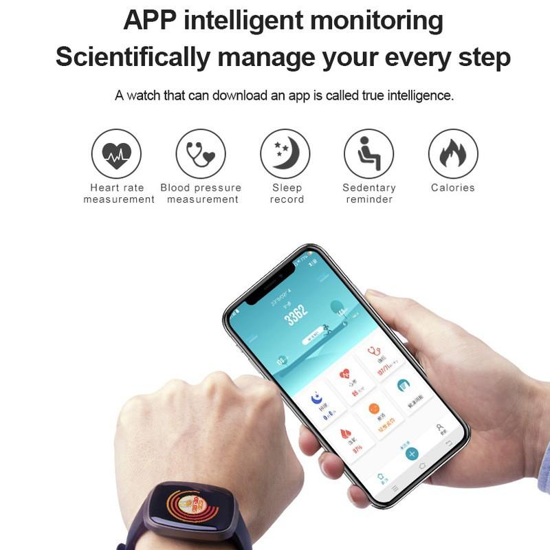 Tourya GT103 Smart Watch Color Sports Band Men Women Bracelet Fitness Tracker Android IOS Watch Gold Mobile Phones Gadgets Wearables Smart Watches on Carousell