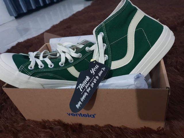 Ventela Hijau Fesyen Pria Sepatu Sneakers Di Carousell