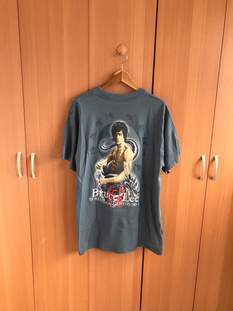 Vintage Bruce Lee The Dragon Print Tee 