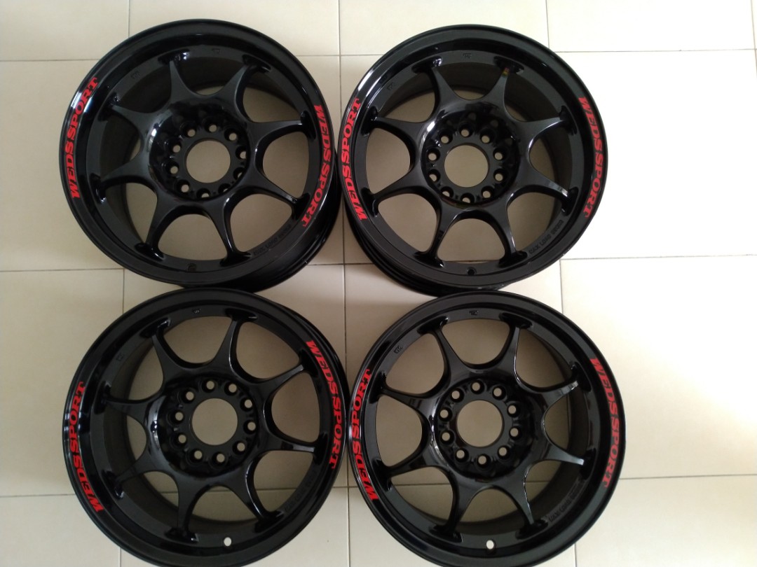 Weds Sport Wedssport Tc05 15 Inch 5x114 3 Japan Sport Rim Auto Accessories On Carousell