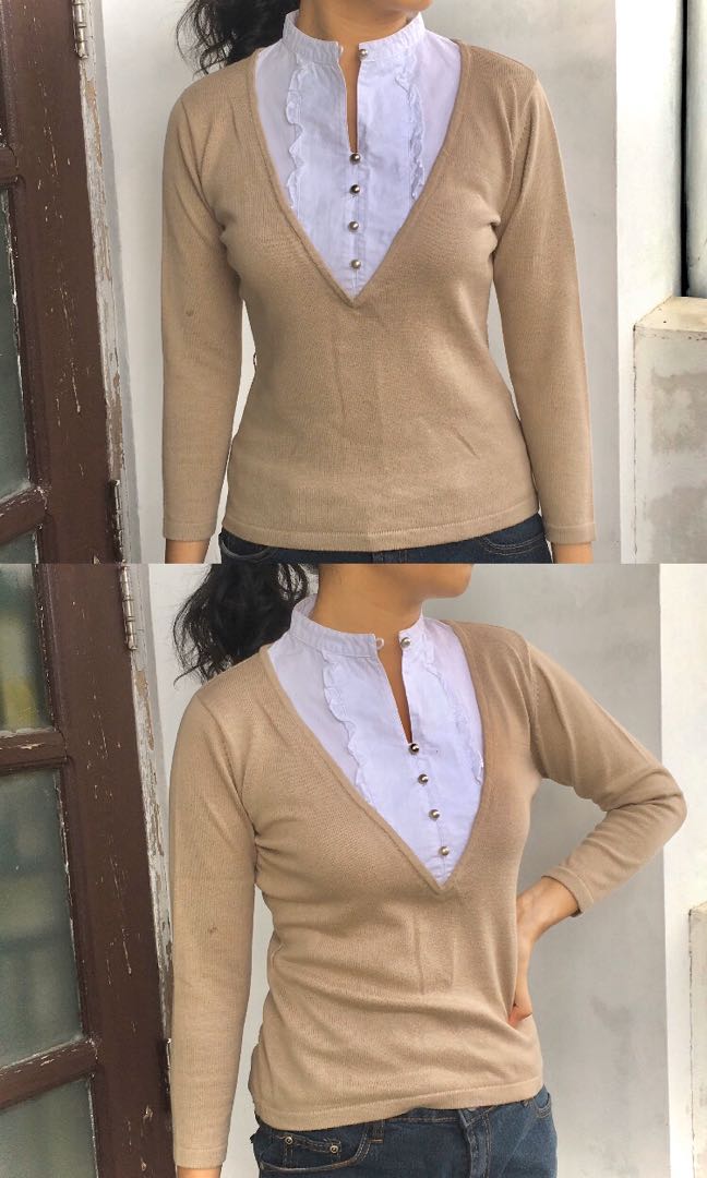 long sleeve button up cardigan