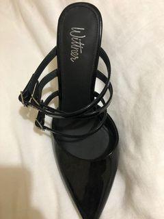 Wittner Black Patent Leather Heels