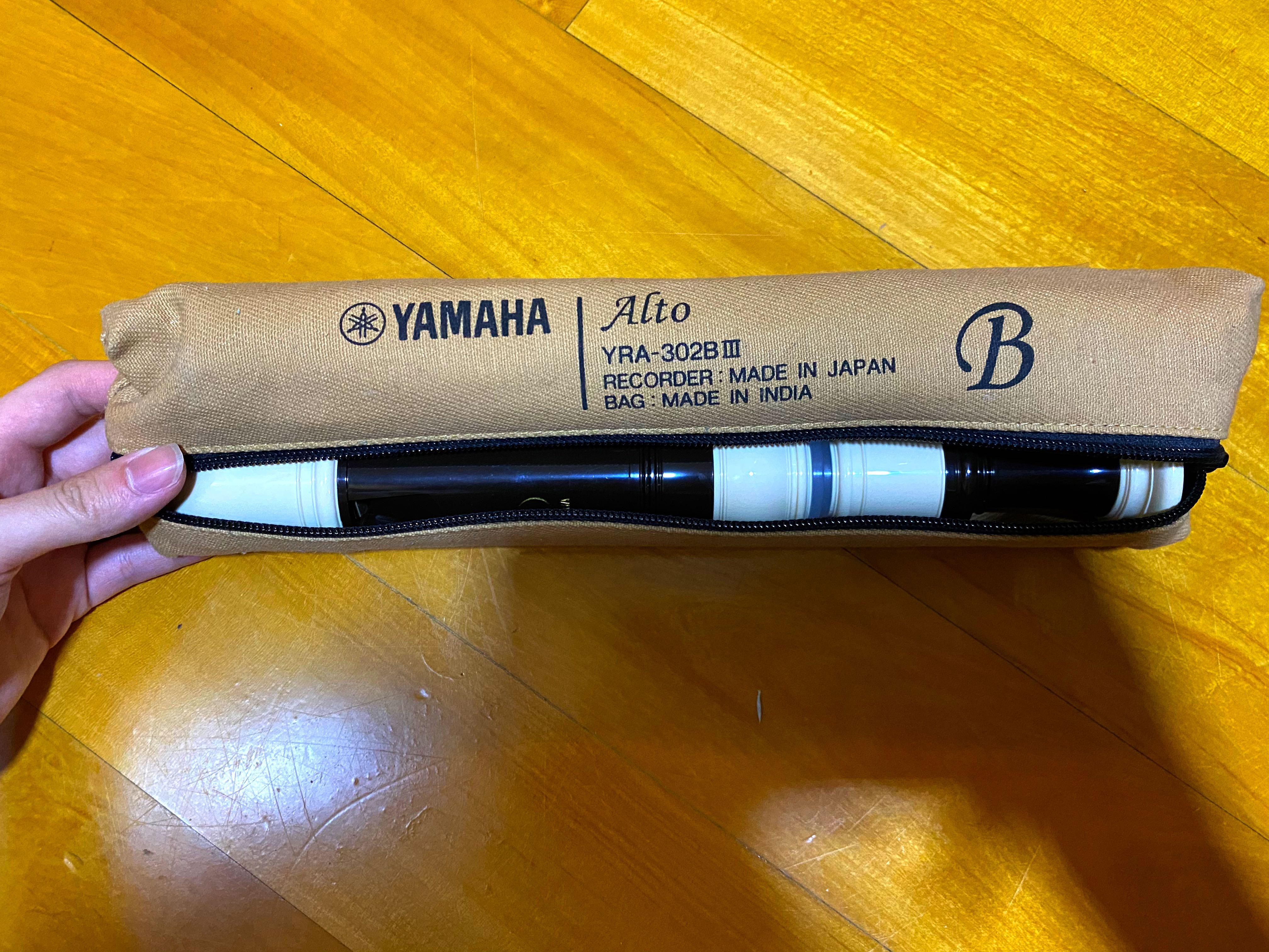 Yamaha Alto YRA302B III Recorder 牧童笛 (9成新), 音樂樂器 & 配件, 音樂樂器 Carousell