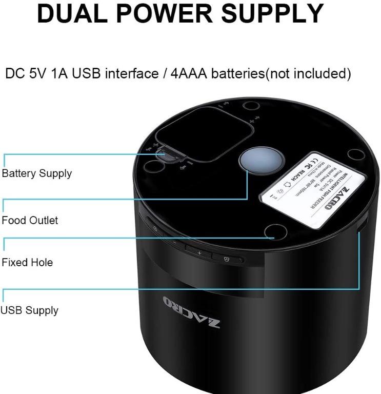 zacro fish feeder