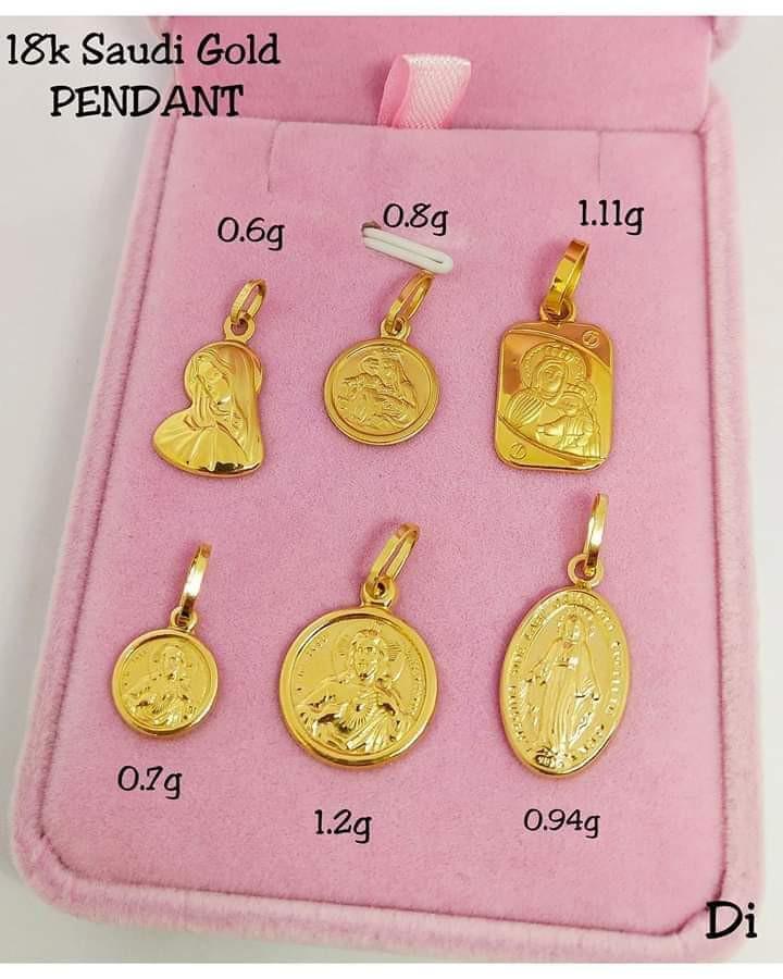 18K Saudi Gold Religious Pendant VSPL, Women's Fashion, Jewelry ...