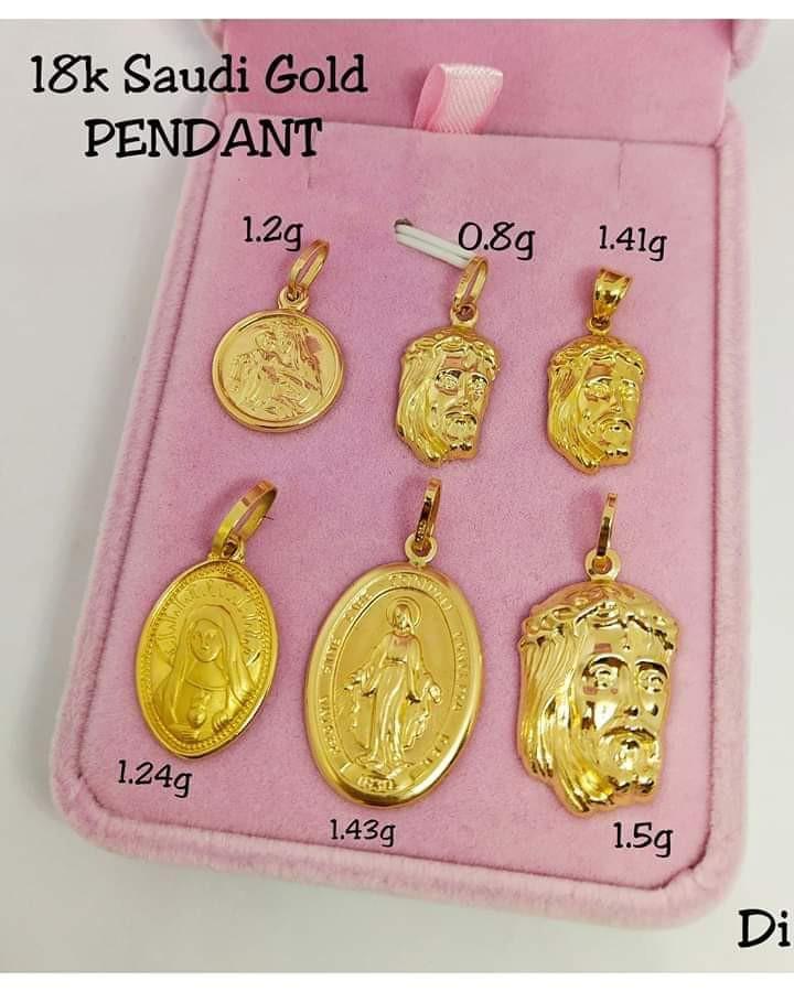 18K Saudi Gold Religious Pendant VSPL, Women's Fashion, Jewelry ...