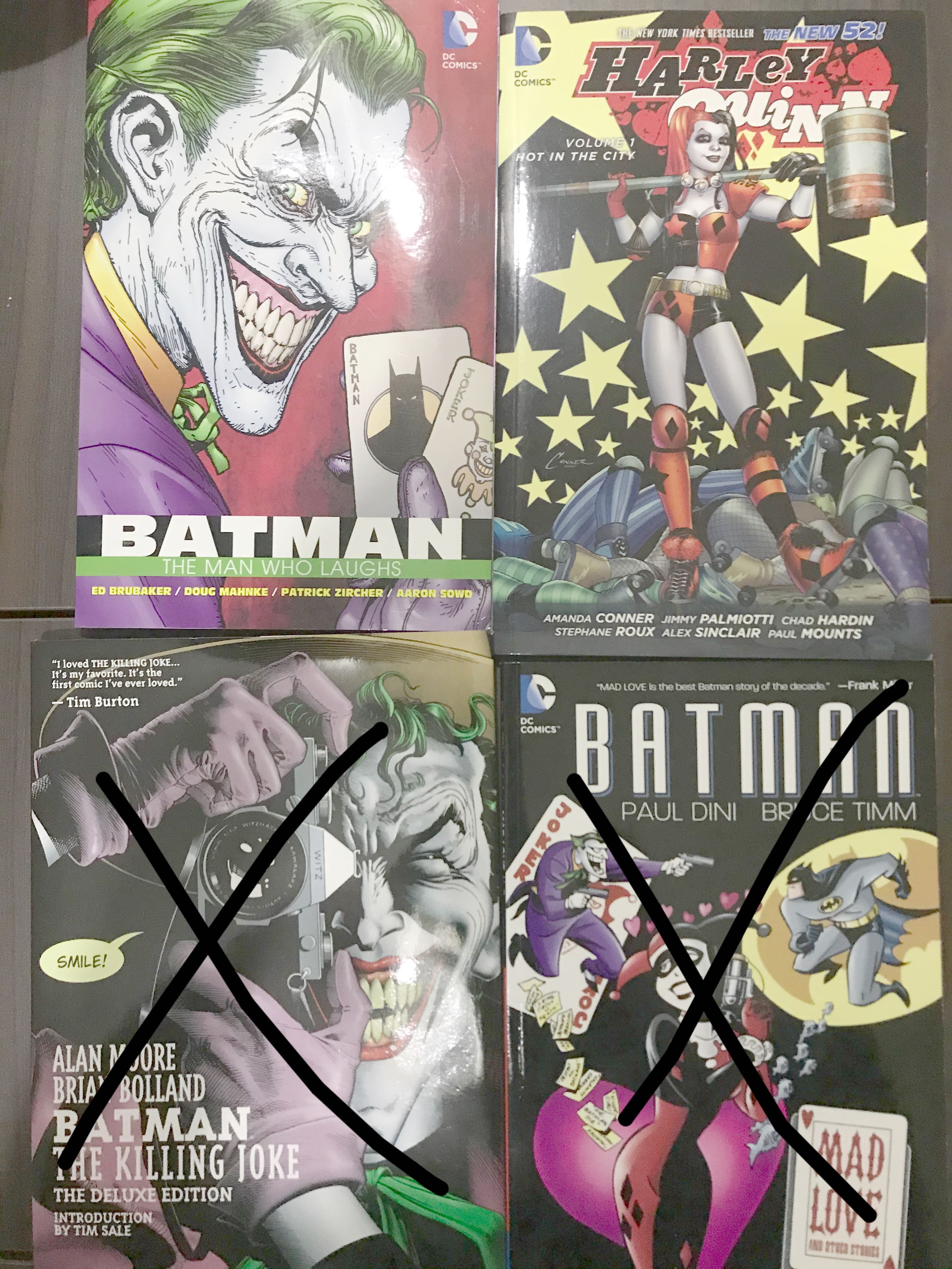 1 for $ BatMan Joker Harley Quinn Comics, Hobbies & Toys, Books &  Magazines, Comics & Manga on Carousell