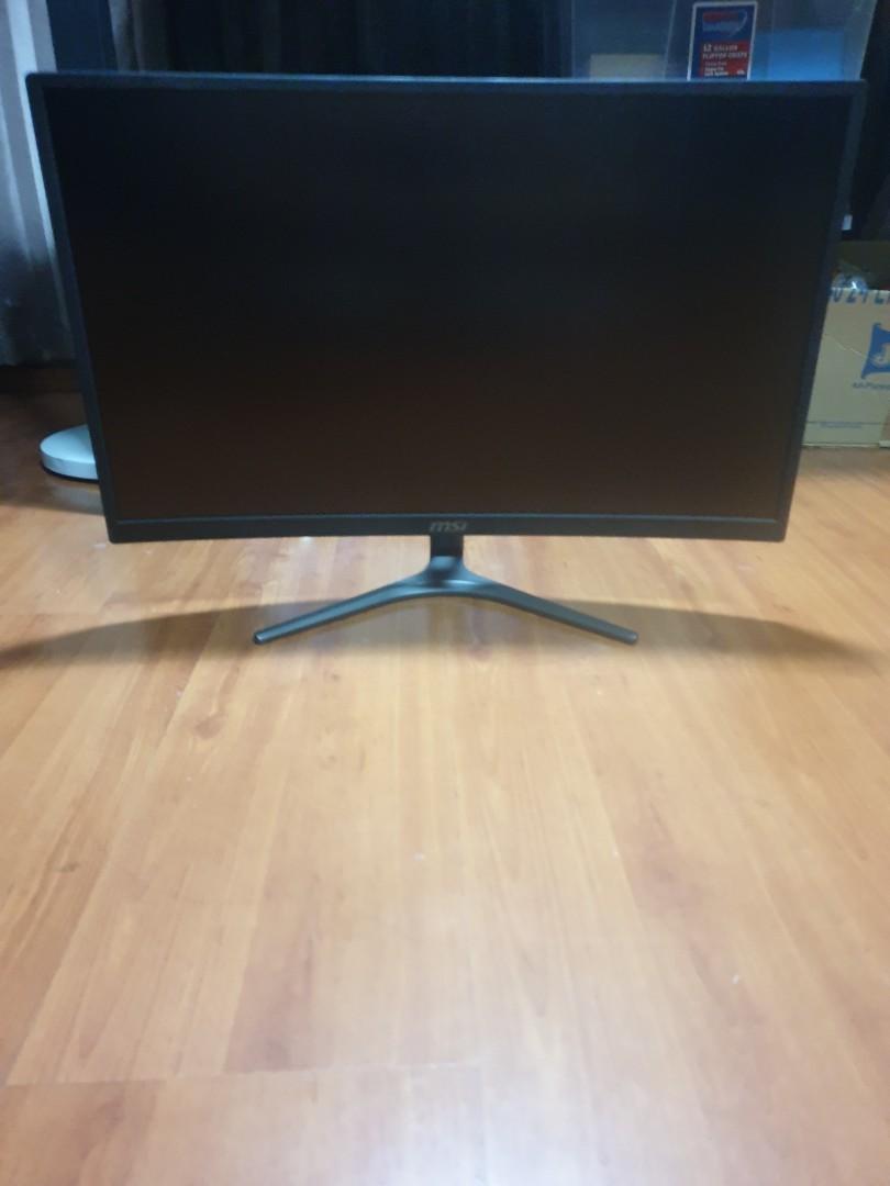 24 Msi Optix G241vc Curved Gaming Monitor 75hz Refresh Rate On Carousell