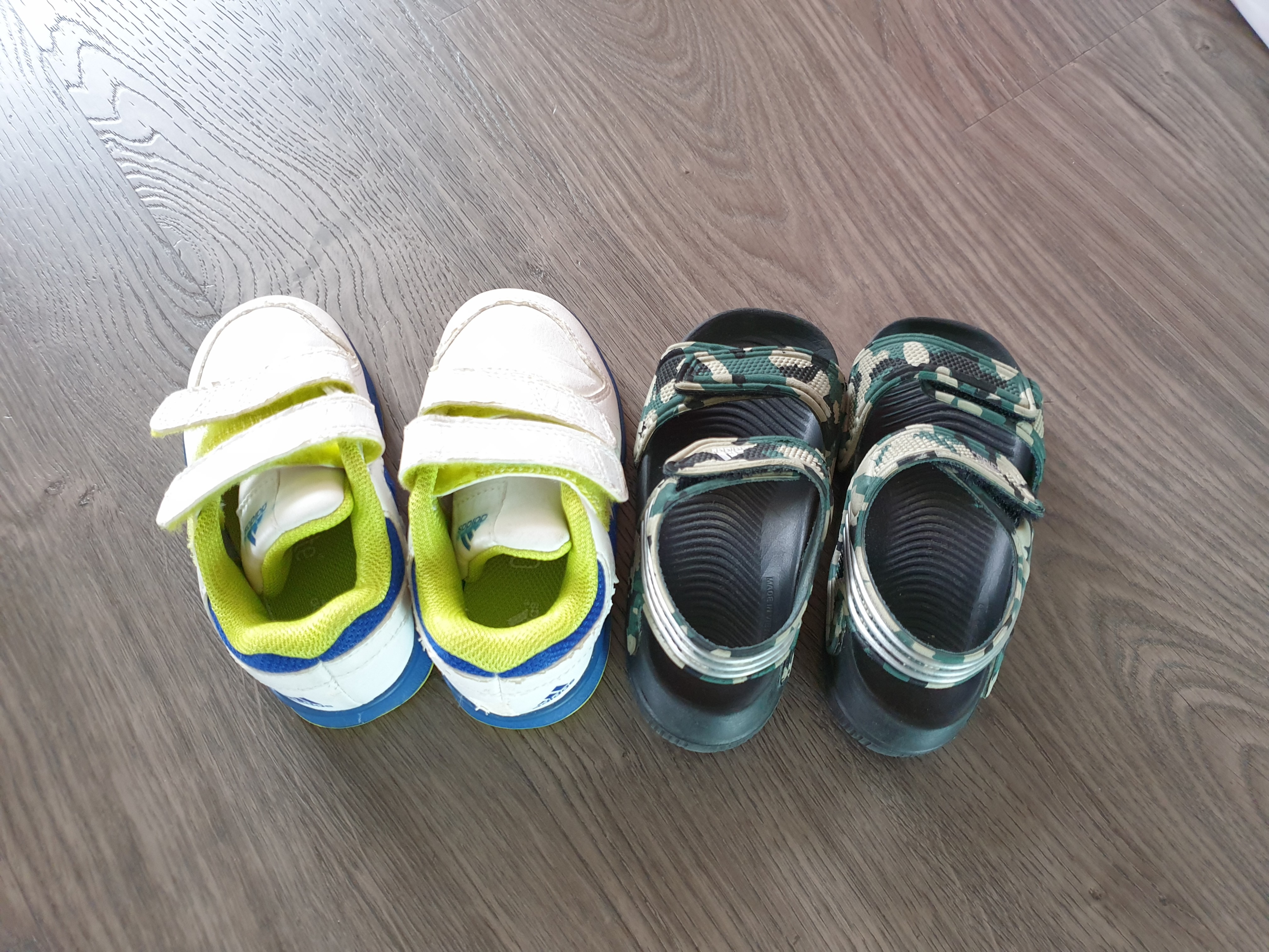 green adidas baby shoes