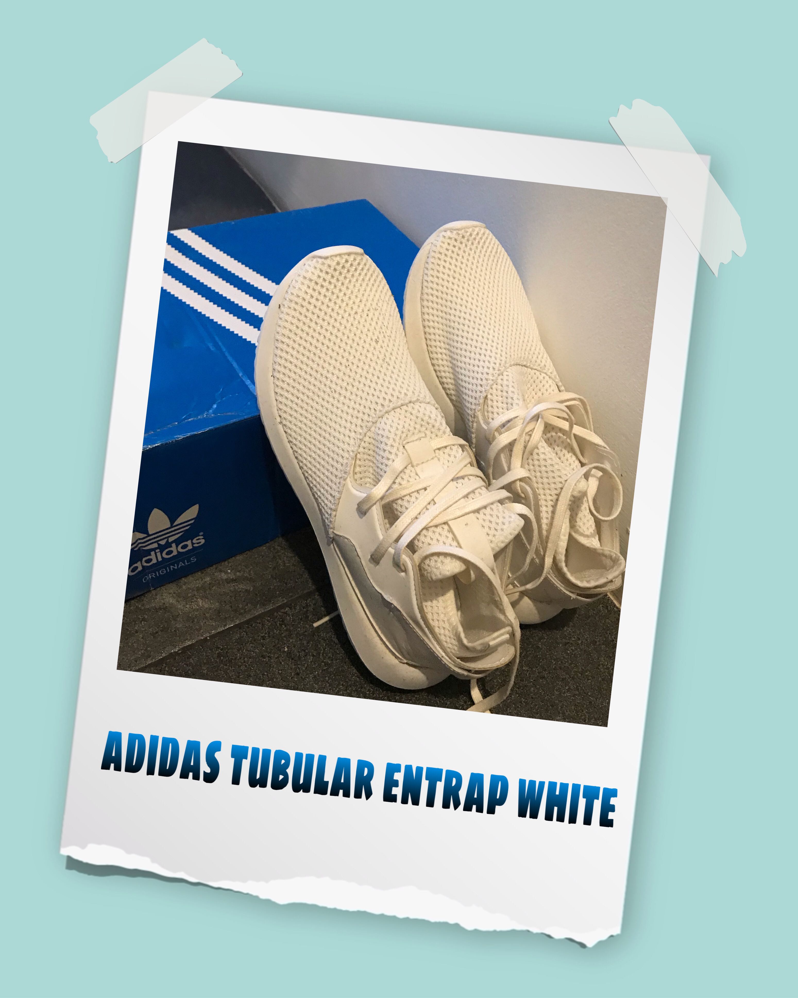 adidas tubular entrap white