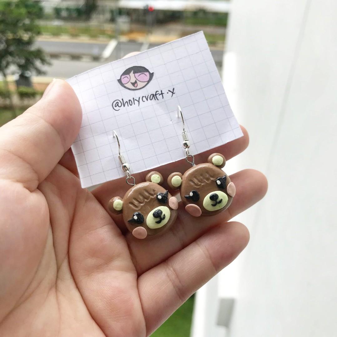 Earrings animal sales crossing new horizons